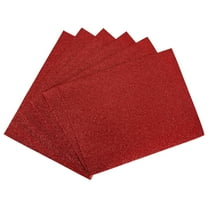 Uxcell Red Shiny EVA Foam Sheets 11 x 8" 2mm Thick for Crafts DIY 6 Pcs
