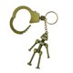 thumbnail image 3 of Paquete de 2-4 llaveros con colgante de Robot con tornillo Steampunk, novedad 4 piezas, 3 of 7