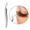 thumbnail image 3 of Pinzas para pestañas de acero inoxidable, herramientas de aplicación de pestañas postizas, suministros de extensión de pestañas, pinzas para pestañas Sunnimix Pinzas para pestañas, 3 of 8