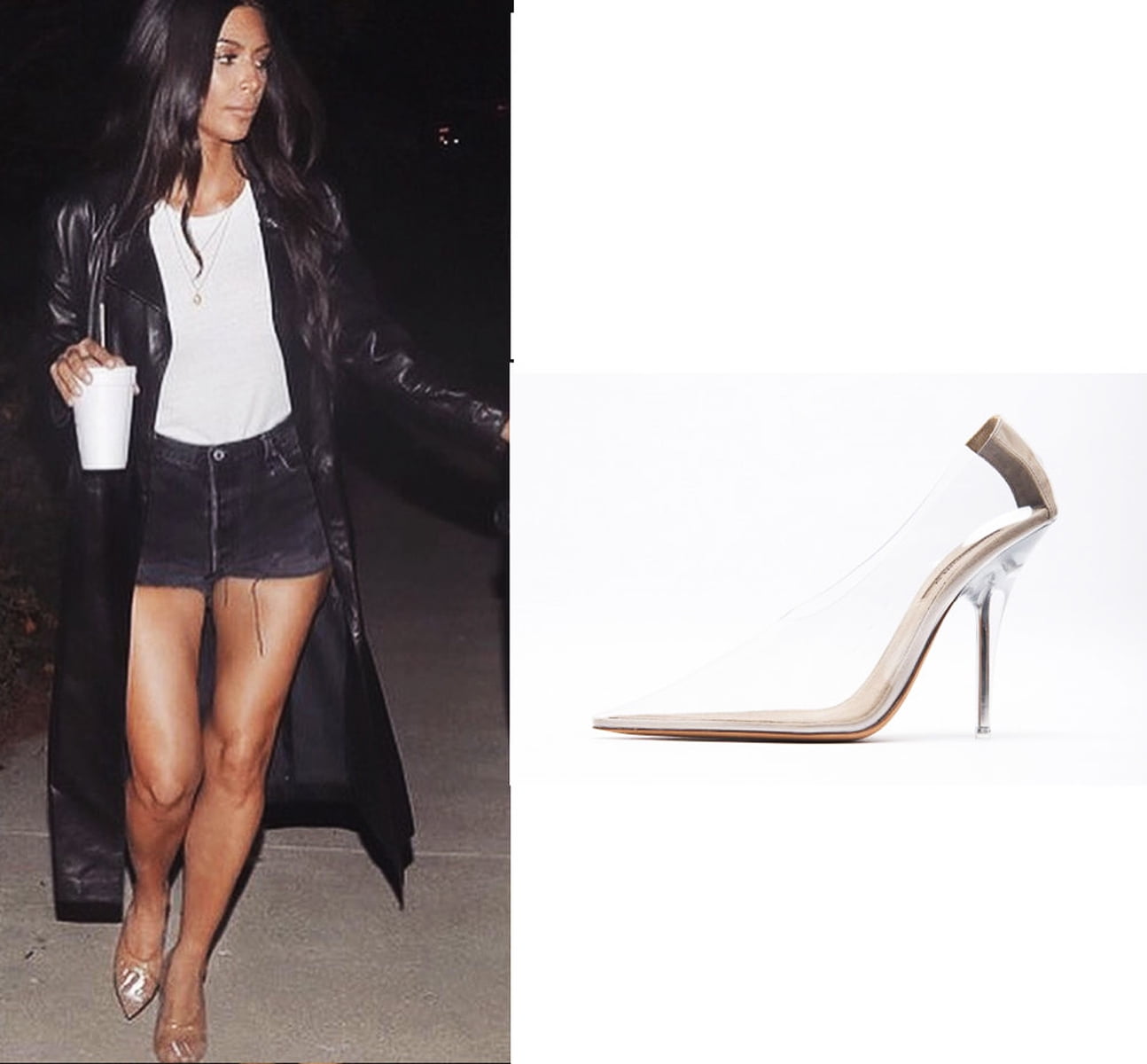 clear pointed toe shoes