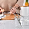 thumbnail image 6 of Mini Wire Kitchen Whisks Small Egg Whisk Gravy Sauce Mini Whisk Silver, 6 of 7