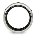 thumbnail image 2 of Edward Mirell Black Ti & Sterling Silver Brushed & Polished Spinel Ring, 2 of 8