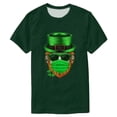 thumbnail image 1 of Waiimak Chemisier de Mode Saint Patrick Imprimé de Mode Décontractée T-Shirt à Manches Courtes, 1 of 3