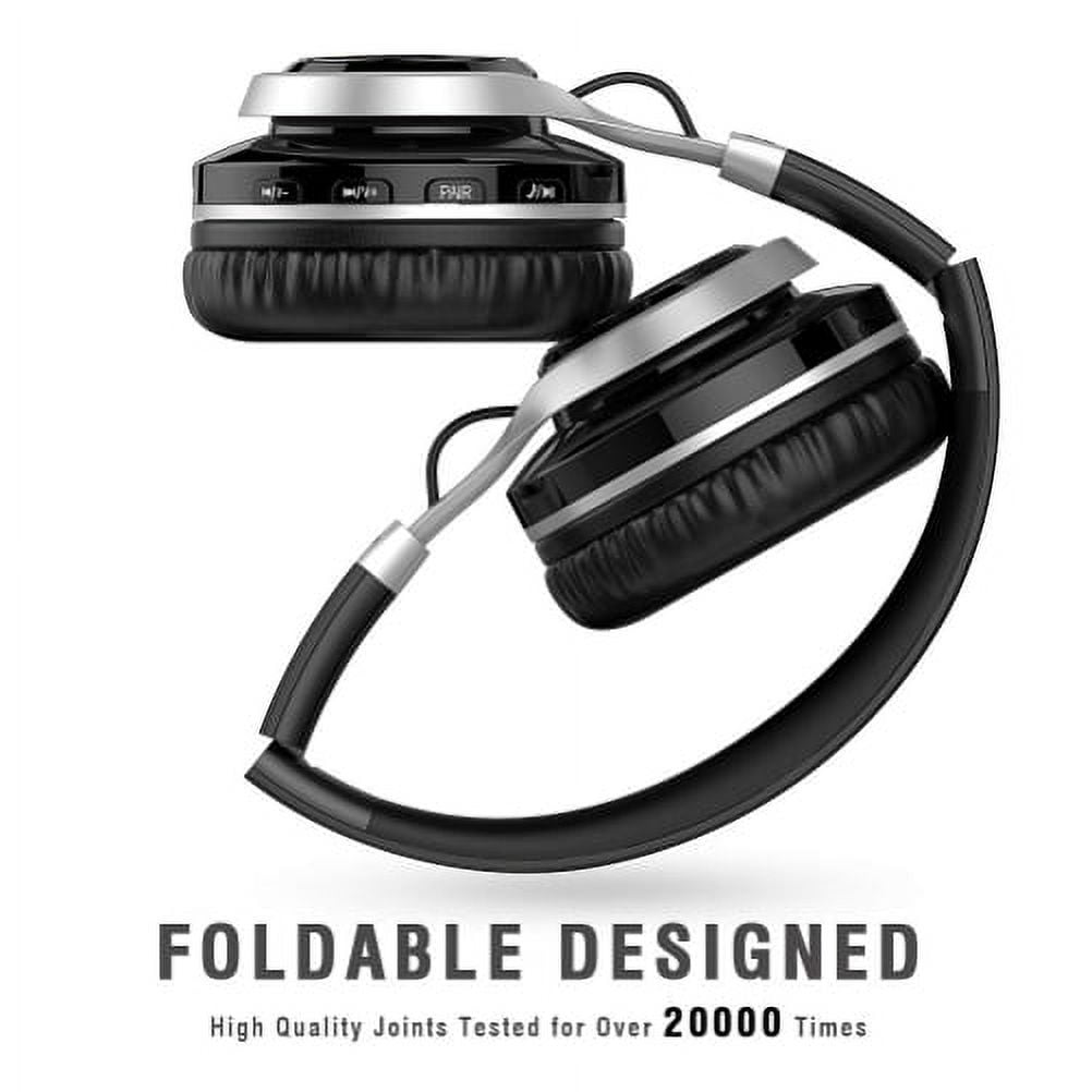 Foldable Wireless Headphones for Google Pixel 7/Pro/6a/6/Pro Phones - Headset w Mic Hands-free Earphones Earbuds Over Ear  Compatible With Pixel 7/Pro/6a/6/Pro Models