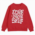 thumbnail image 4 of TOWED22 Girl's Sweatshirt Oversized Cute Graphic Crewneck Long Sleeve Pullover Tops,3Y, 4 of 4