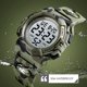 thumbnail image 5 of Reloj Digital para niños deportes al aire libre 50M relojes electrónicos impermeables despertador 12/24H cronómetro calendario reloj de pulsera para niño y niña, 5 of 5