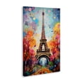 thumbnail image 2 of Stupell Industries Shabby Chic Eiffel Tower with Colorful Trees Canvas Art, 20 x 30, by Creative Studio, 2 of 8