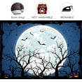 thumbnail image 5 of 10 x 8 ft Happy Halloween Blue Backdrop Bat Scary Pumpkin Lantern Full Moon Photo Backdrops for Parties Banner Decorations Outdoor Kids Portrait Hallowmas Holiday Photography Background, 5 of 5
