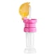 thumbnail image 1 of Botella de agua con tapa de paja antiderrames para niños y niñas, a prueba de fugas, bonita para bebidas de jugo Rojo Amarillo, 1 of 9
