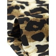 thumbnail image 4 of INSPIRE CHIC Chaqueta Tipo Blazer Informal Con Solapa De Muesca Y Manga Larga Para Mujer Marrón-Leopardo XS, 4 of 5