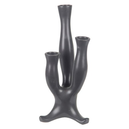 UPC 805572780370 product image for Privilege International 3 Tiered Ceramic Candle Holder - Gray | upcitemdb.com