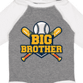 thumbnail image 4 of Inktastic Big Brother Baseball Boys Long Sleeve Baby Bodysuit, 4 of 5