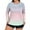 Light pink, variant on Plus Size Women's Long Sleeve Gradient Rash Guard Shirt UV Protection Quick-Dry Top for Water Sports Beach