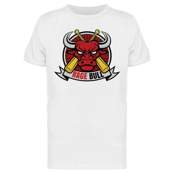 Rage Bull. Banner T-Shirt Men -Image by Shutterstock, Male Medium