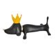 thumbnail image 5 of Escultura de perro durmiente Sunnimix decoración vívida juguetes para niños Negro_l, 5 of 8