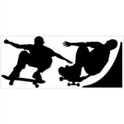 Chalkboard Skaters Peel and Stick Chalkboard Wall Decals