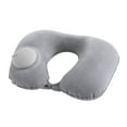 thumbnail image 1 of Inflatable Travel Neck Pillow PVC Material TPU Press to Fill U Shaped Compact Portable Air Pillow for Airplane Car, 1 of 3