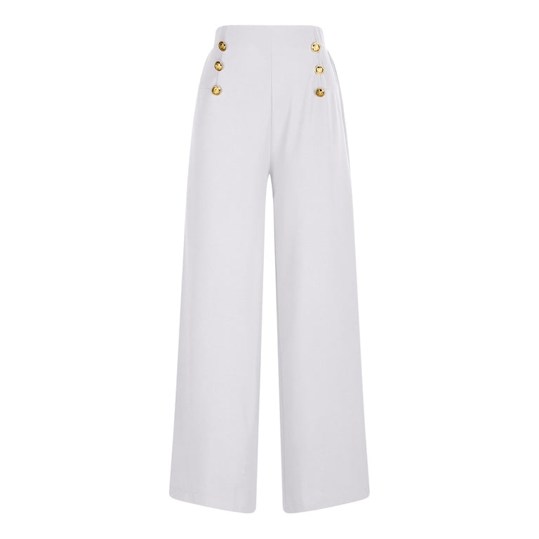 Jjayotai Women's Flared Dress Pants, Fall Winter Stretchy Wide Leg Palazzo Lounge Pants, Casual Comfy High Waist Solid Trousers White L - Walmart.com Jjayotai Women's Flared Dress Pants, Fall Winter Stretchy Wide Leg Palazzo Lounge Pants, Casual Comfy High Waist Solid Trousers White L - Walmart.com
