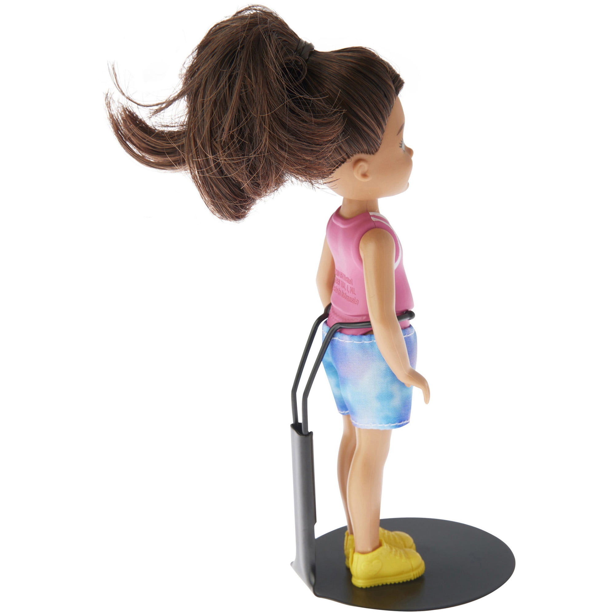 Plymor DSP-25B Black Adjustable Action Figure Stand, fits 4.5, 5, and 5.5 inch Action Figures, Waist is 1" - 1.5" wide, 3" - 3.5" around, Pack of 24