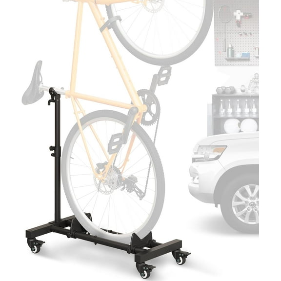 Sttoraboks Indoor Bike Storage Rack with Adjustable Height, Black