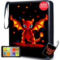 thumbnail image 1 of Carpeta para cartas coleccionables Bindablu Fire Dragon de 400 bolsillos, 1 of 8