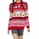 thumbnail image 1 of Suéter de cuello redondo para mujer, suéter holgado de otoño/invierno, suéter de punto de manga larga con estampado navideño, suéter de cuello redondo, suéter para mujer, 1 of 8