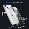 thumbnail image 2 of JETech Case for iPhone 14 Plus 6.7-Inch, Shockproof Phone Bumper Cover, Anti-Scratch Clear Back (Clear), 2 of 6