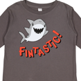 thumbnail image 4 of Inktastic Fintastic Cute Shark Boys or Girls Long Sleeve Toddler T-Shirt, 4 of 5
