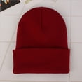thumbnail image 3 of Gorro fluorescente, gorro de lana acrílica, para parejas, gorro de punto de otoño e invierno europeo y americano, gorro de color caramelo, 3 of 6