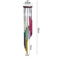 thumbnail image 6 of Sunjoy Tech Wind Chime Exquisite Eye-catching Crisp Sound Decorative 12 Aluminum Tubes Hanging Ornament Home Decor, 6 of 8
