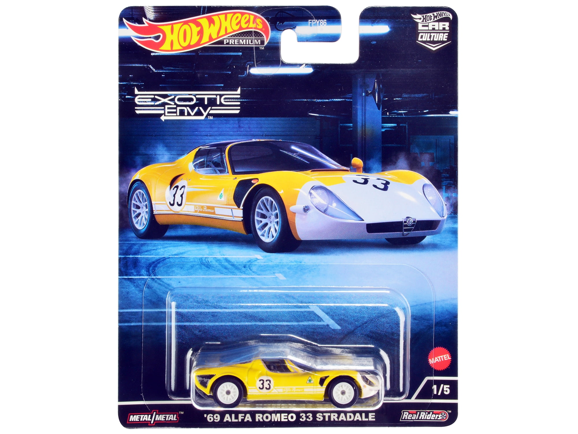 【セール】 #33 Stradale 33 Romeo Alfa 1969 Yellow  White and 乗用車