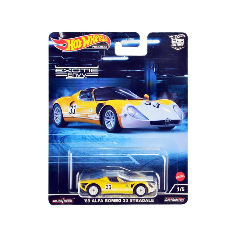 1969 Alfa Romeo 33 Stradale #33 Yellow and White 