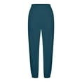 thumbnail image 6 of hotojiny Womens Sweatpants Baggy Athletic Workout Joggers with Pockets Elastic High Waisted Solid Trousers, 6 of 7