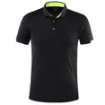 thumbnail image 1 of Camisas de golf para hombres, ropa deportiva para exteriores, polos de manga corta, camisetas de fútbol-negro-4XL BmatwkZeng Bmatwk Jersey, 1 of 5