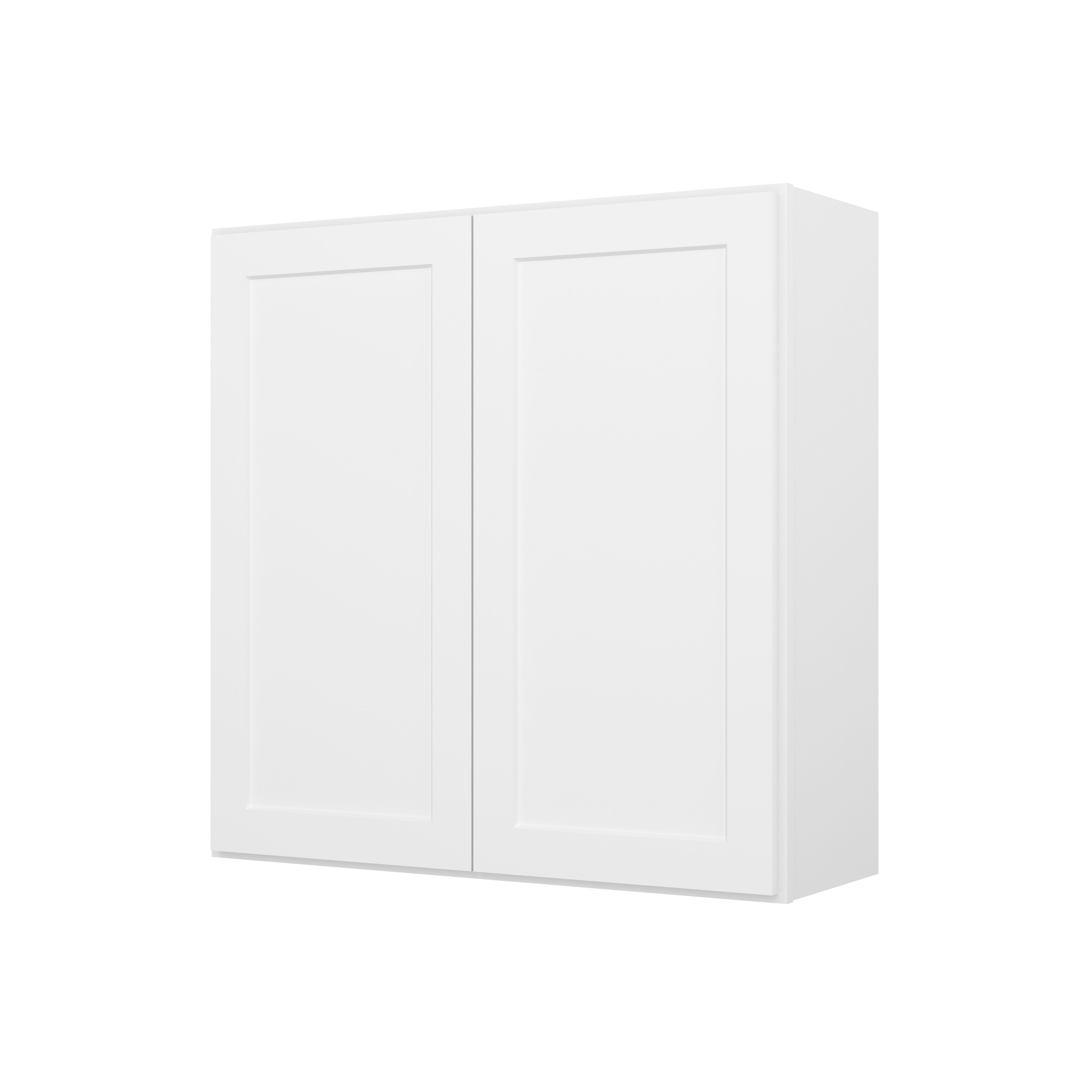 Furinno Shaker Wall Kitchen Cabinet 2 Doors-2 Shelves, Ready to Assemble, 12 D x 36 W x 36 H, White