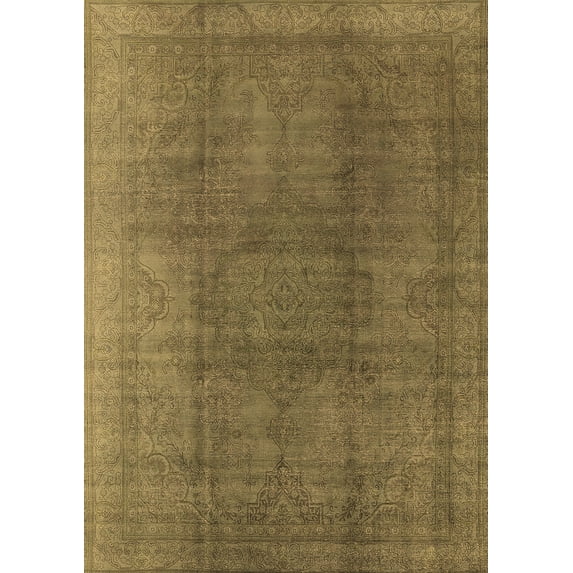 Ahgly Company Indoor Rectangle Oriental Brown Industrial Area Rugs, 8' x 10'