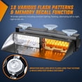 thumbnail image 5 of Nilight Emergency Strobe Lights Windshield Hazard Warning Safety Flash Lights with Suction Cups Super Bright LED Lights Amber White, 5 of 7