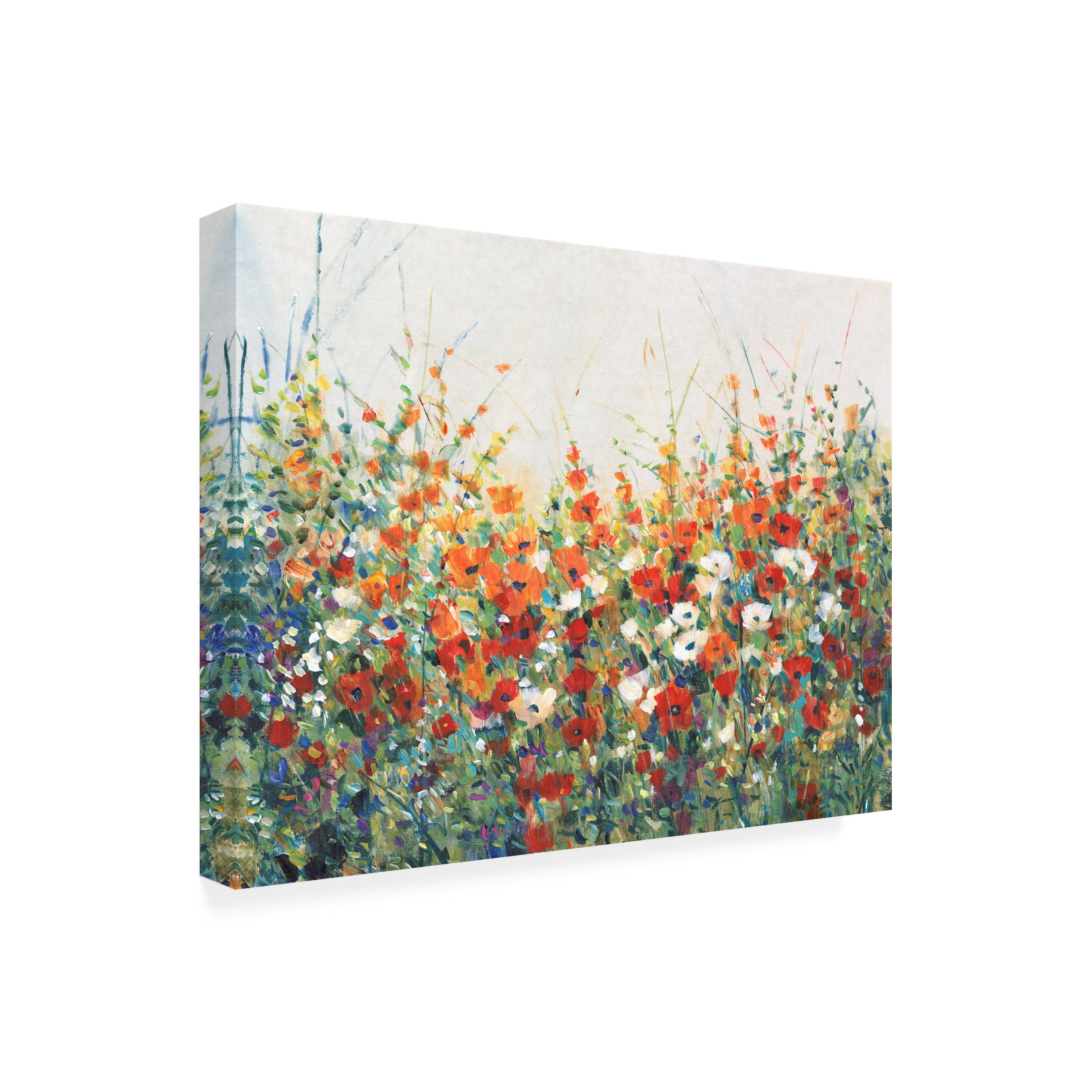 Tim O'Toole 'Garden in Bloom I' Outdoor Canvas 14x14