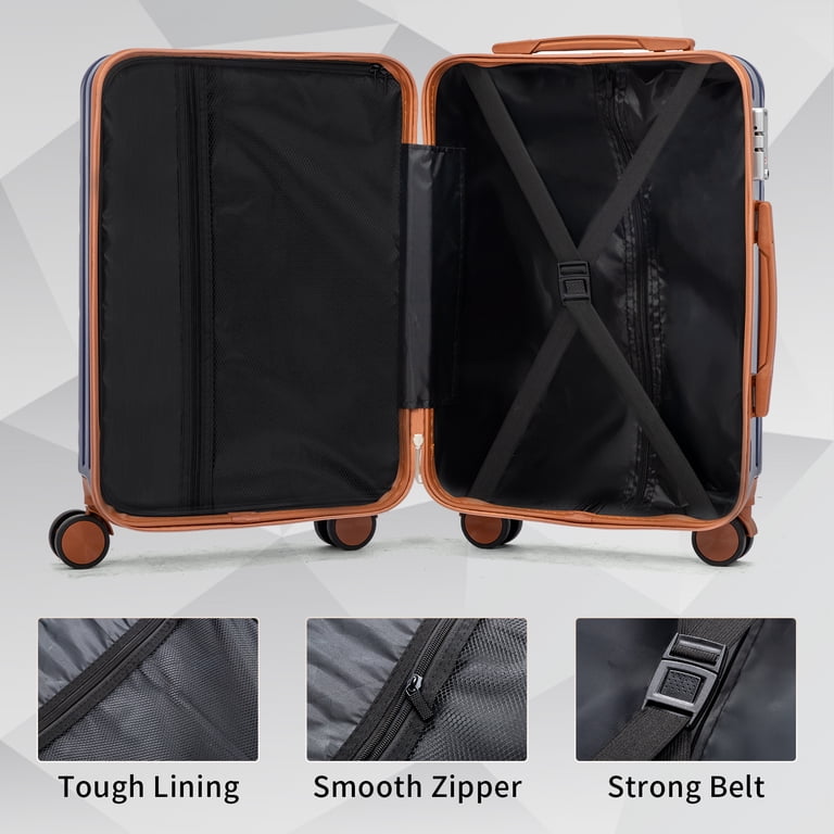 Zimtown Luggage 5 Piece Sets Suitcase ABS Hardside with Spinner