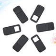 thumbnail image 3 of 6Pcs Metal Oval Shaped Webcam Cover Camera Slider Shutter Privacy Protect Cover for Laptop Tablet Phone Shutter (Black), 3 of 8