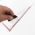 thumbnail image 4 of 30CM Drawing Triangle Ruler Multi-Function Design with Handle Protractor Measurement Stationery, 4 of 7
