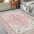 thumbnail image 5 of 1PC Pastel Floral Area Carpet Partial Carpet, Lightweight Washable Easy-to-Tidy Carpet Mat Festival Gift, Suitable for Bedroom, Living Room, Dining Room, Office, Hallway, Room Accessones, 5 of 8