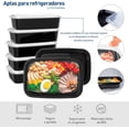 thumbnail image 4 of Paquete de 20 Contenedores para Alimentos con Tapa Bluelander (Sin Divisiones), 4 of 5