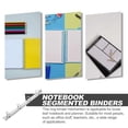 thumbnail image 4 of 3pcs Binder Spine Inserts Paper Spine Binding Clips Binder Clip Mechanism Notebook Segmented Binders, 4 of 4