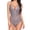 Grey, variant on Women'S Lingerie, Sleep Women Deep V Halter Lingerie Teddy One Piece Lace Mini Bodysuit