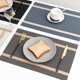 thumbnail image 5 of Mantel individual de PVC para mesa de comedor, 45 x 30 cm, mantel individual de lino, accesorios elegantes para copas de vino, manteles individuales decorativos para mesa, 5 of 5
