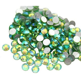 Jollin Glue Fix Crystal Flatback Rhinestones Glass Diamantes Gems for Nail  Art Crafts Decorations Clothes Shoes(ss5 2880pcs, Blue Blaze) 