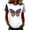 White1, variant on 250 Anniversary Usa Shirt Summer Tops for Women Graphic Tees Stylish Printed Short Sleeve Round Neck Comfortable Casual Daily Everyday Wear