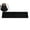 Black, variant on WNFJR Non Slip Stair Treads for Wooden Steps, 8" X 30" Stairs Carpet with Reusable Peel and Stick Adhesive, Polyester Backing(Dark Gray)