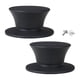 thumbnail image 3 of 2 piezas de perillas de repuesto de tapa de olla de silicona resistentes al calor y antiescaldaduras. Negro, 3 of 9